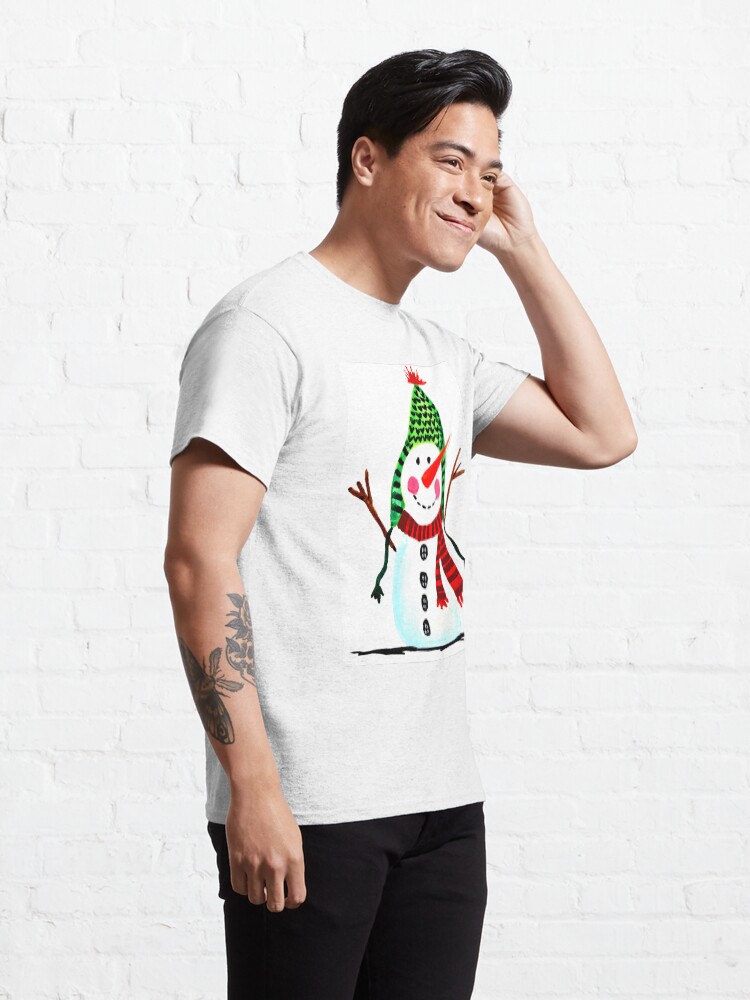 Alternate view of Snowman Classic T-Shirt