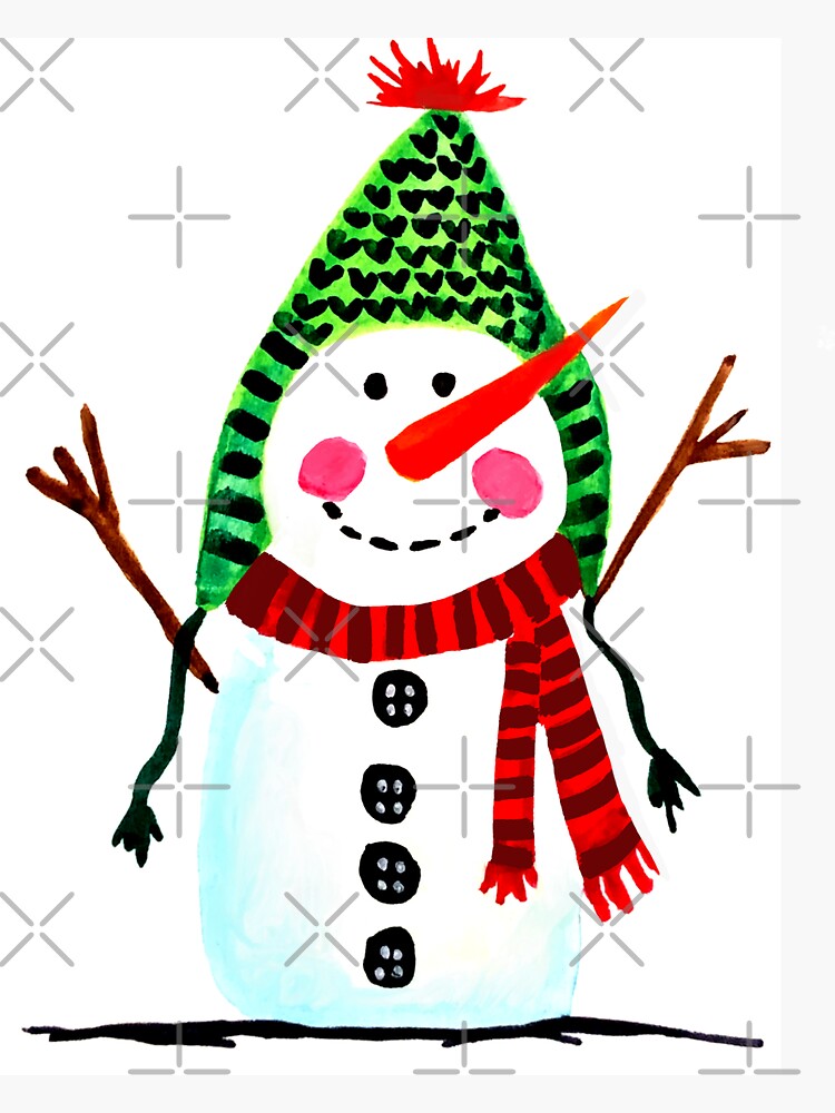 Snowman by carlygraphist