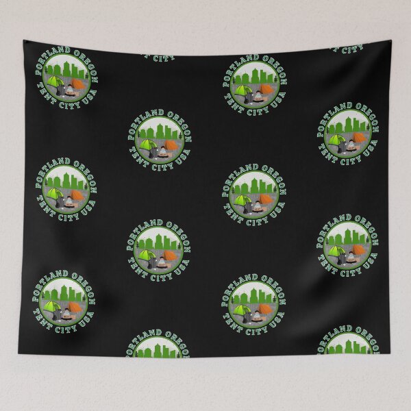 Item preview, Portland Oregon Tent City USA designed and sold by MojaveTradePost.