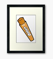 Orange Calippo Framed Print