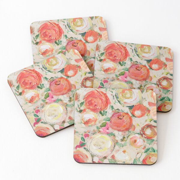 Item preview, Abstract floral roses  designed and sold by Sue Zipkin.