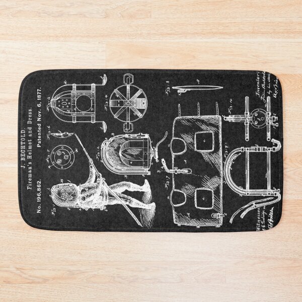 Item preview, Vintage Firefighter Patent 1877 designed and sold by PatentArt.