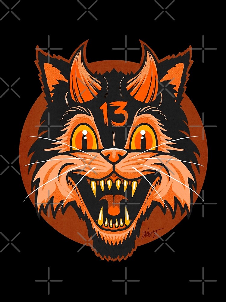 Thumbnail 5 of 5, Graphic T-Shirt, FrightFall2021: Bad Luck designed and sold by ChadSavage.