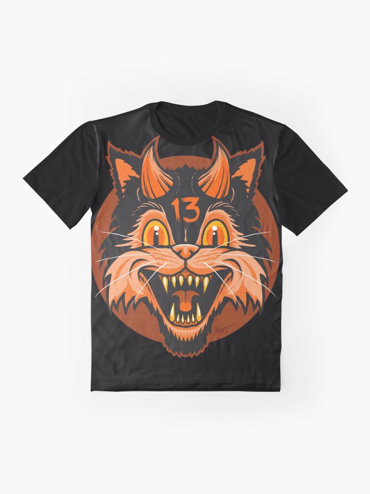 Thumbnail 4 of 5, Graphic T-Shirt, FrightFall2021: Bad Luck designed and sold by ChadSavage.