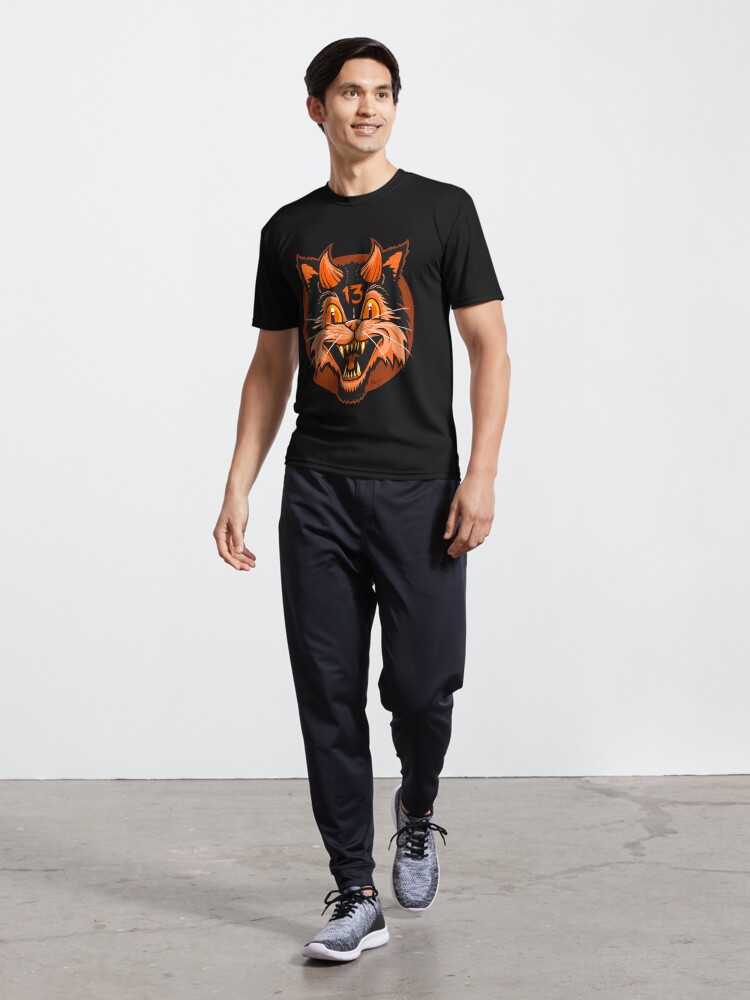 Thumbnail 5 of 7, Active T-Shirt, FrightFall2021: Bad Luck designed and sold by ChadSavage.