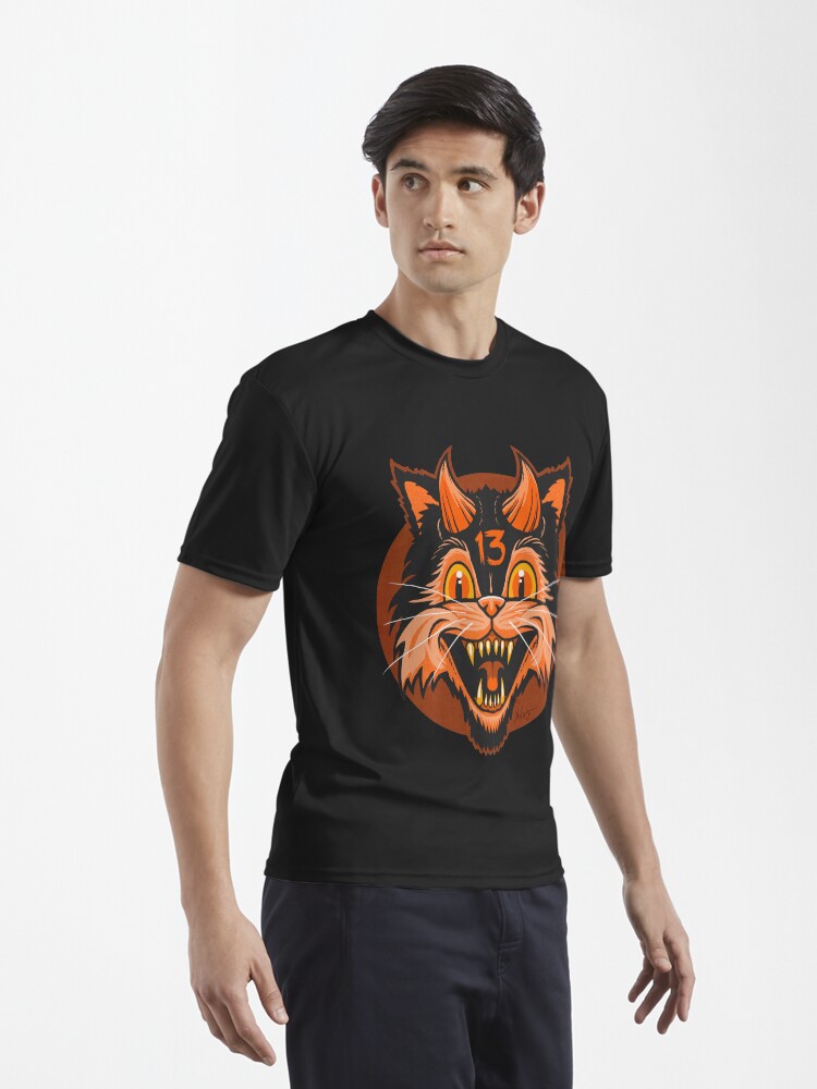 Thumbnail 3 of 7, Active T-Shirt, FrightFall2021: Bad Luck designed and sold by ChadSavage.