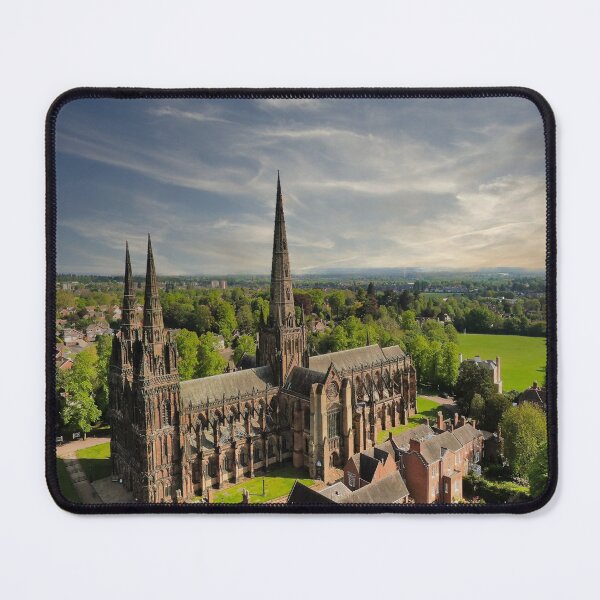 Item preview, Lichfield Cathedral Aerial View designed and sold by Catchavista.