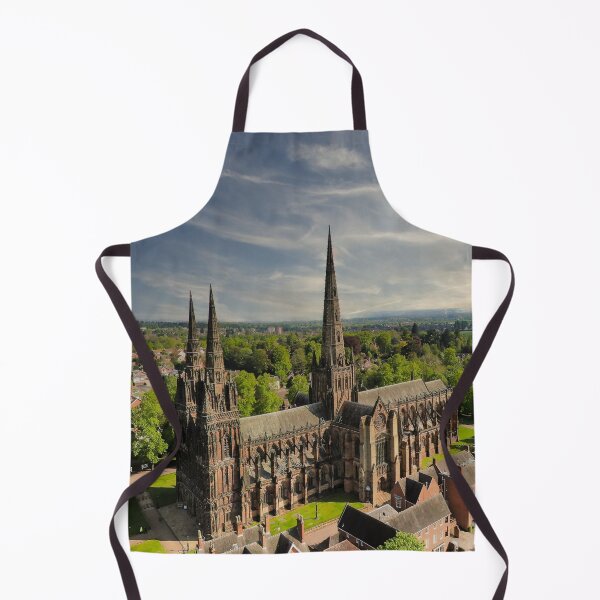 Item preview, Lichfield Cathedral Aerial View designed and sold by Catchavista.