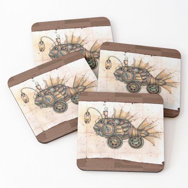 Item preview, Steampunk pirana fish designed and sold by Jenny Wood.