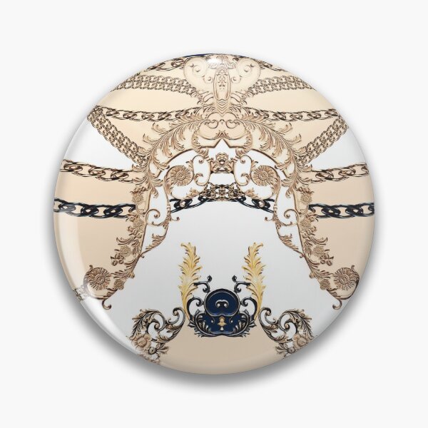 Item preview, Elegant 80s style chains rococo pattern  designed and sold by PG Illustration.