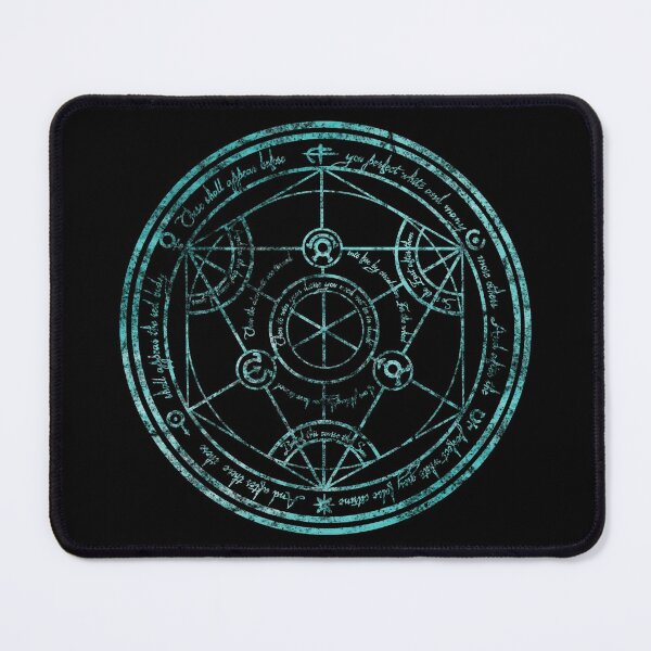 Item preview, Human Transmutation Circle - turquoise grunge designed and sold by maryedenoa.