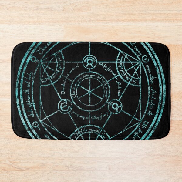 Item preview, Human Transmutation Circle - turquoise grunge designed and sold by maryedenoa.