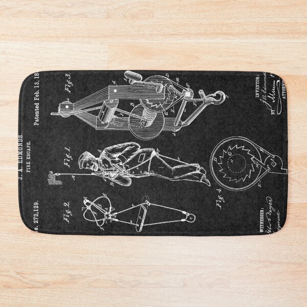 Item preview, Vintage Firefighter Patent 1883 designed and sold by PatentArt.