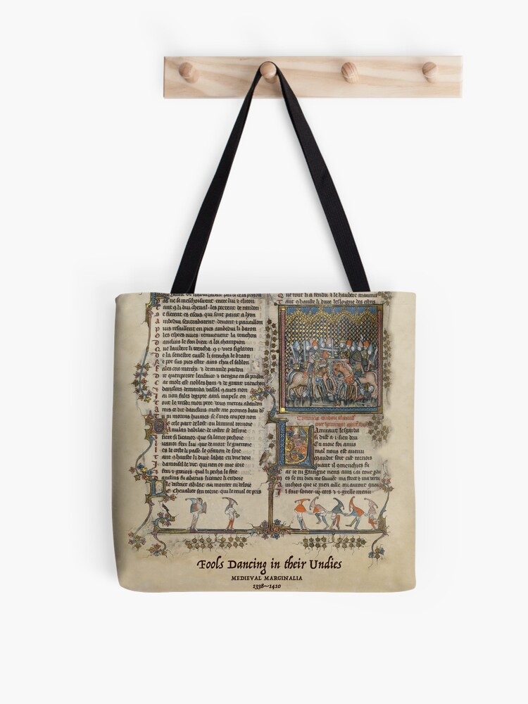 Medieval Fools, Dancing in their Undies Graphic T-Shirt for Sale by  ebrawne