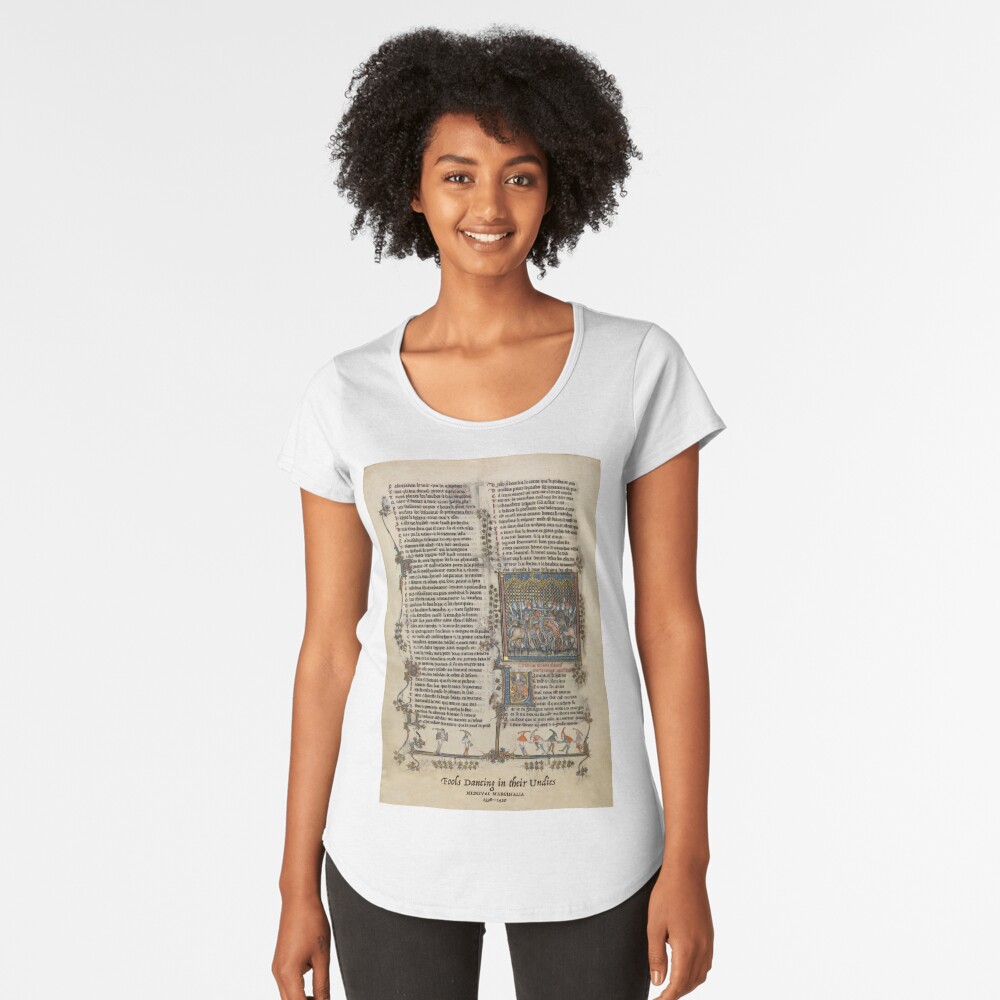 Medieval Fools, Dancing in their Undies Graphic T-Shirt for Sale by  ebrawne