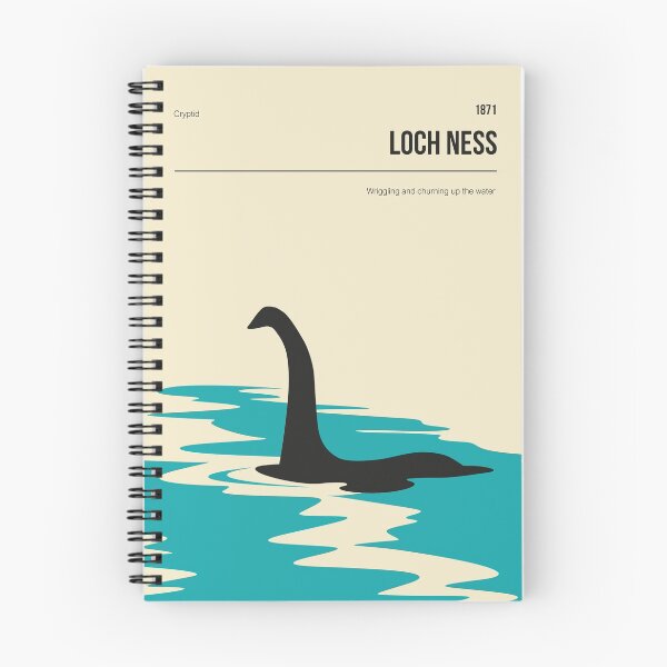 Item preview, Loch Ness Scotland Cryptid Book Cover Poster designed and sold by Stadify.
