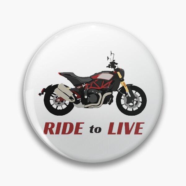 Item preview, Indian FTR 1200 with quote "Ride to Live" designed and sold by WiredDesigns.
