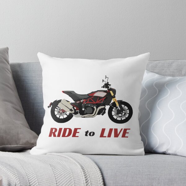 Item preview, Indian FTR 1200 with quote "Ride to Live" designed and sold by WiredDesigns.