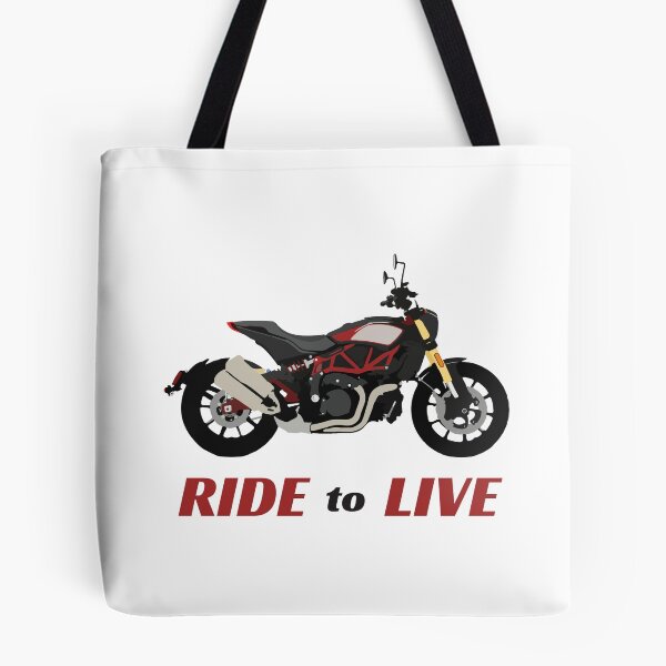 Item preview, Indian FTR 1200 with quote "Ride to Live" designed and sold by WiredDesigns.