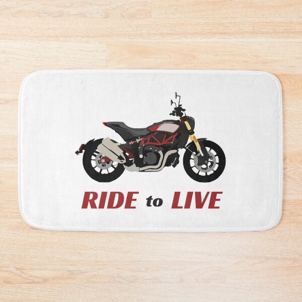 Item preview, Indian FTR 1200 with quote "Ride to Live" designed and sold by WiredDesigns.