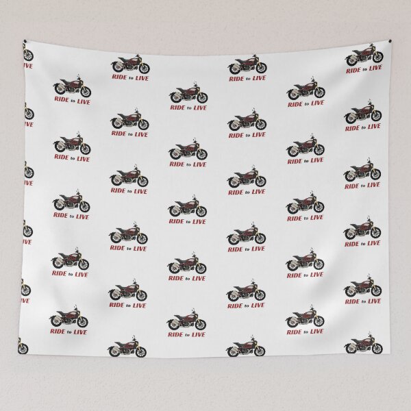 Item preview, Indian FTR 1200 with quote "Ride to Live" designed and sold by WiredDesigns.