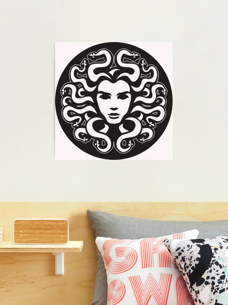  Vinyl Sticker Greek Mythology Woman Medusa Gorgon Mural Decal  Wall Art Decor EH1593 : Handmade Products