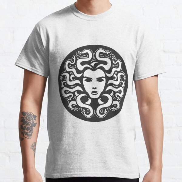 medusa gorgon,gorgon,medusa,mythology, logo Classic T-Shirt