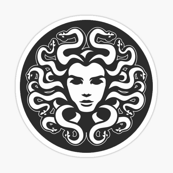 Medusa Gorgon Sticker for Sale by Scott Jackson