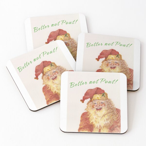Item preview, "Better Not Pout" Father Santa designed and sold by ArtbyTerrieD.