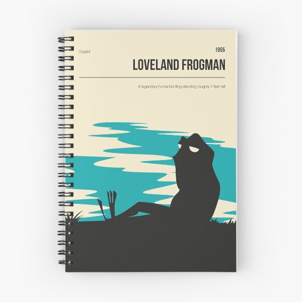 Item preview, Loveland Frogman Vintage Minimal Travel Poster designed and sold by Stadify.