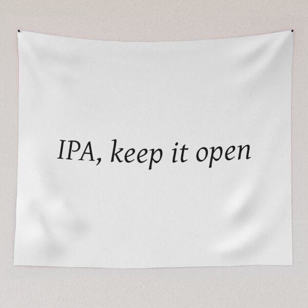 Item preview, IPA, Keep it Open. (1) designed and sold by ArcherAshleyArt.