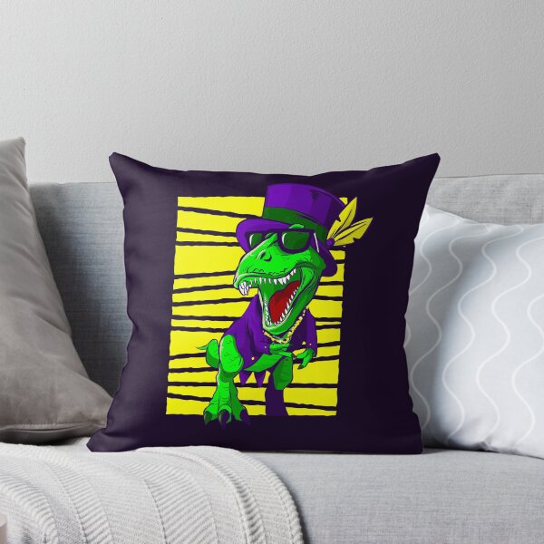 Item preview, mardi gras dinosaur funny trex designed and sold by Gossip Rag.
