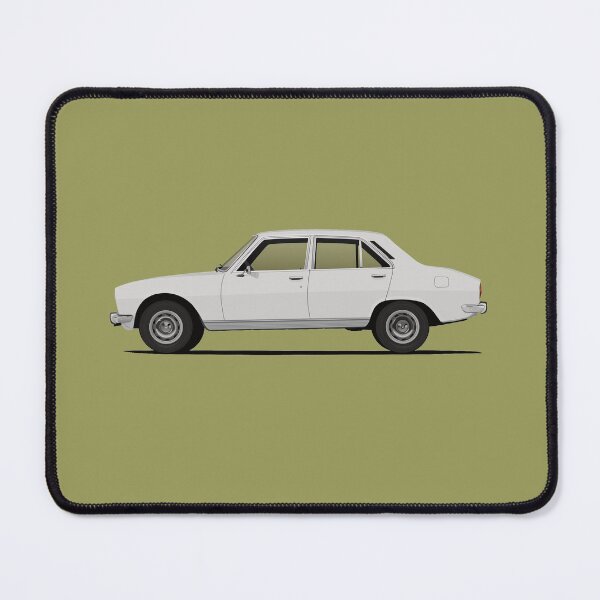 Item preview, 504 sedan - white - side view designed and sold by knappidesign.