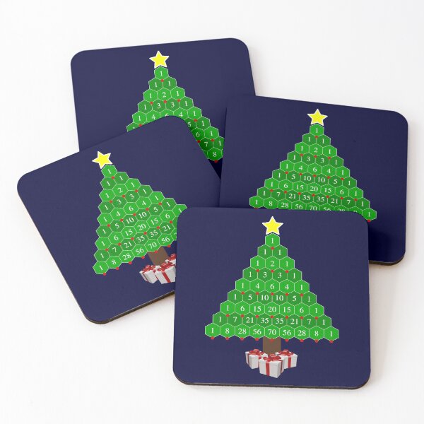Item preview, Pascal's Triangle Math Christmas Tree designed and sold by rewstudio.