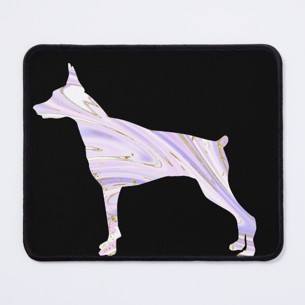 Artikelvorschau, Abstrakte bunte Farbe Dobermann Dobie Hundegeschenk entworfen und verkauft von LusterCraft.