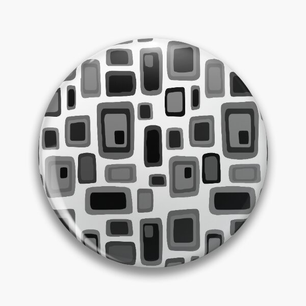 Item preview, Black and White Mid Century Modern Inspired  designed and sold by LisWilliams.