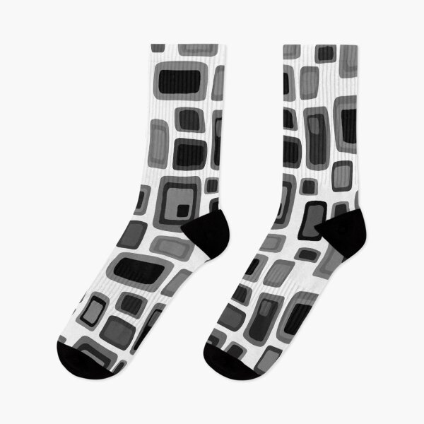 Item preview, Black and White Mid Century Modern Inspired  designed and sold by LisWilliams.