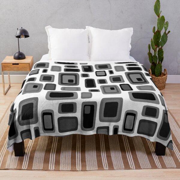 Item preview, Black and White Mid Century Modern Inspired designed and sold by LisWilliams.