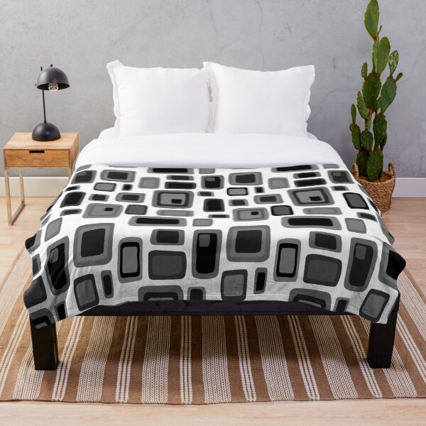 Item preview, Black and White Mid Century Modern Inspired  designed and sold by LisWilliams.