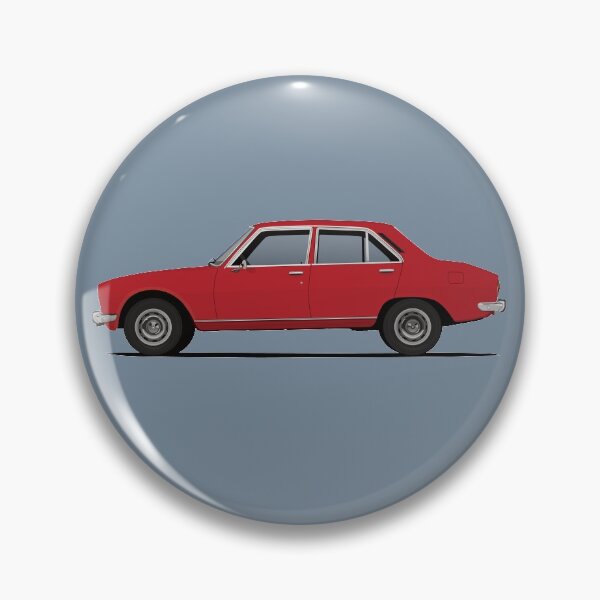 Item preview, 504 sedan - red - side view designed and sold by knappidesign.