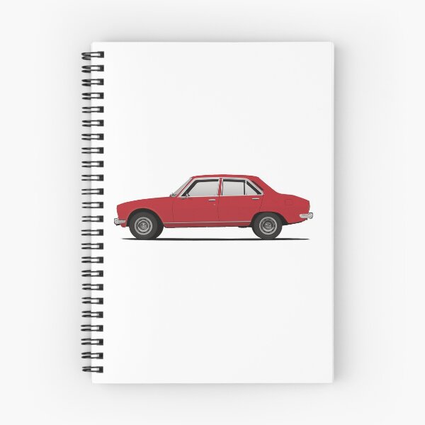 Item preview, 504 sedan - red - side view designed and sold by knappidesign.