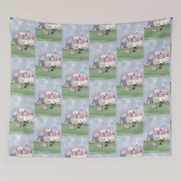 Item preview, Sewing studio caravan  designed and sold by Leatextileart.