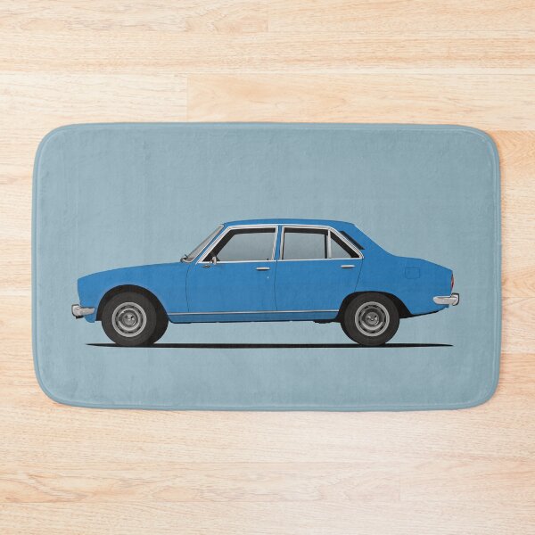 Item preview, 504 sedan - blue - side view designed and sold by knappidesign.