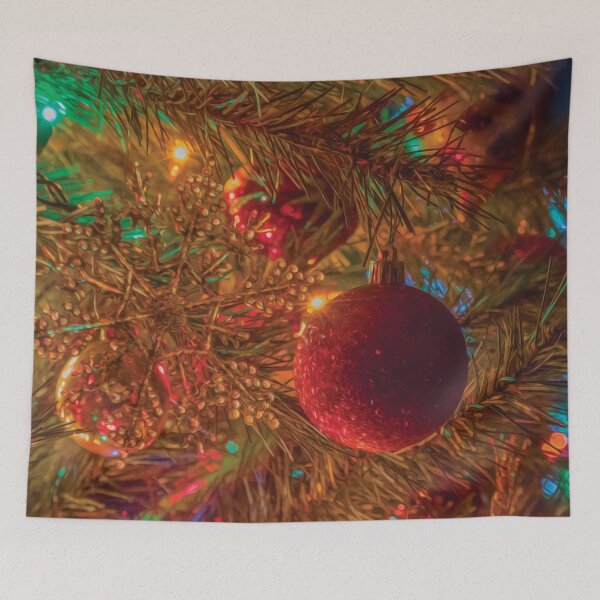 Item preview, Christmas tree with lights and adornments - designed and sold by FelCastro.