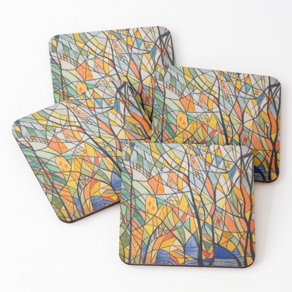 Item preview, Abstract Autumn watercolour  designed and sold by esvb.