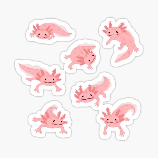 Axolotl Sticker Pack Sticker