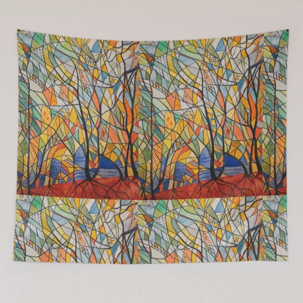 Item preview, Abstract Autumn watercolour  designed and sold by esvb.