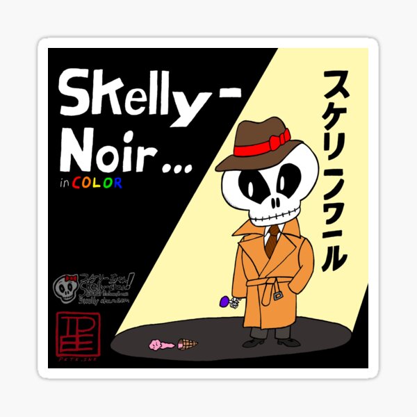 Skelly-chan: Skelly-Noir... FULL COLOR Edition Sticker