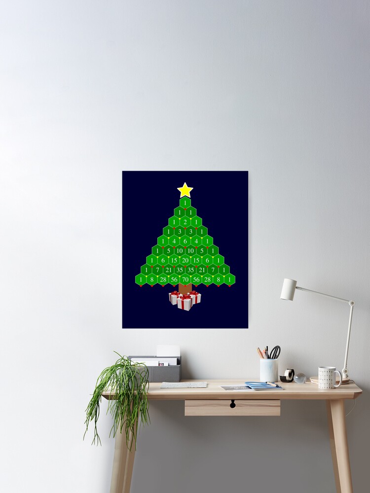 Pascal's Triangle Christmas Tree Math  Pascal's triangle, Christmas tree  template, Christmas math