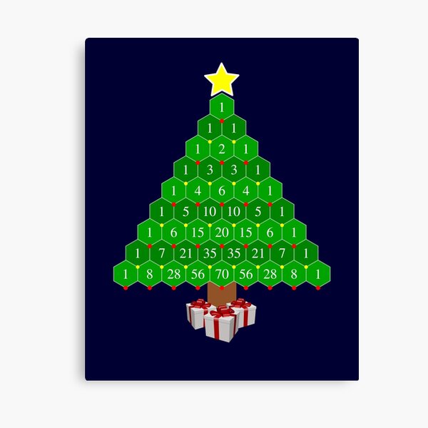 Item preview, Pascal's Triangle Math Christmas Tree designed and sold by rewstudio.